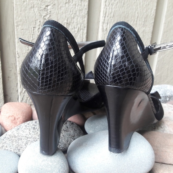 peep toe Franco Sarto heels size 8 - Picture 5 of 7